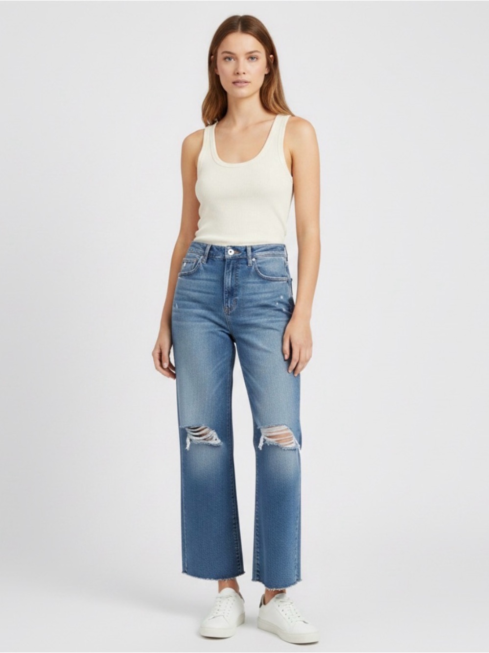 Hudson NOA Size 24 Distressed Jeans